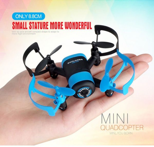 Мини квадрокоптер с камерой JXD Mini UFO Explorer (512V), дрон