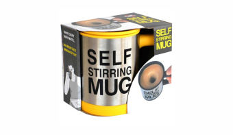 Кружка мешалка Self Stirring Mug (саморазмешивающая чашка)