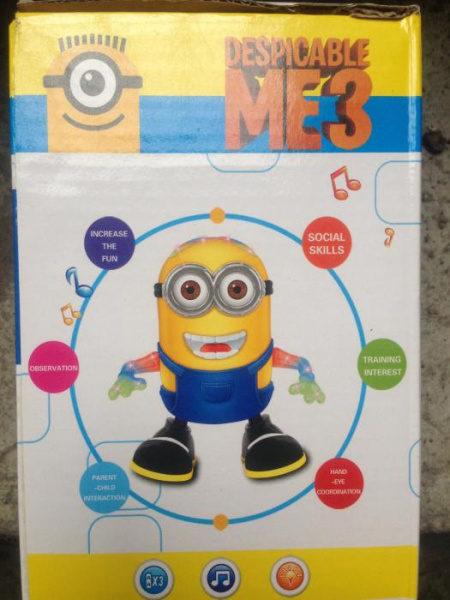 Музыкальный миньон Minions 8115 C Посипака (Музыкальная игрушка для детей)