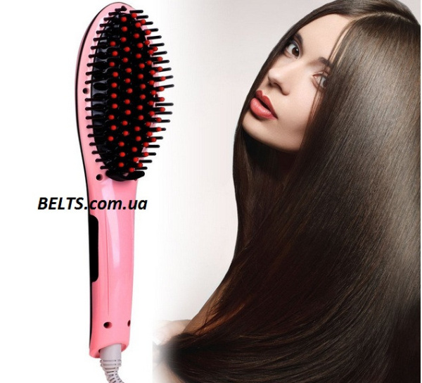 Массажная щетка для волос – выпрямитель Fast Hair Straightener (расческа Фаст Хе Стрейтнер)