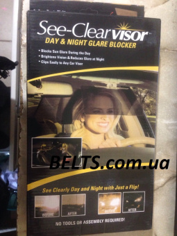 Антибликовый солнцезащитный козырек в автомобиль See Clear Visor (Си Клир Визор)